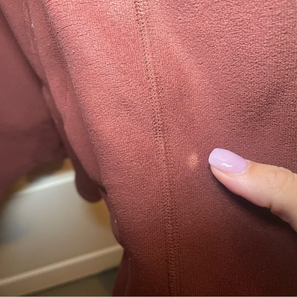 The North Face‎ Polartec Jacket Fleece Full Zip Men's Size XXL Brick Red/ Brown - Picture 6 of 6